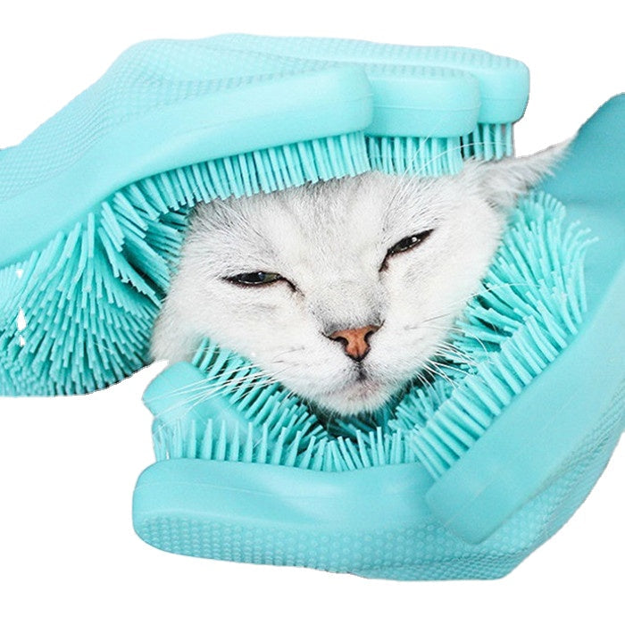 Scrub'n'Soothe - 2-in-1 Multifunctionele Siliconen Was- en Massagehandschoen - by My Store - woo_import_1