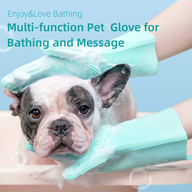 Scrub'n'Soothe - 2-in-1 Multifunctionele Siliconen Was- en Massagehandschoen - by My Store - woo_import_1