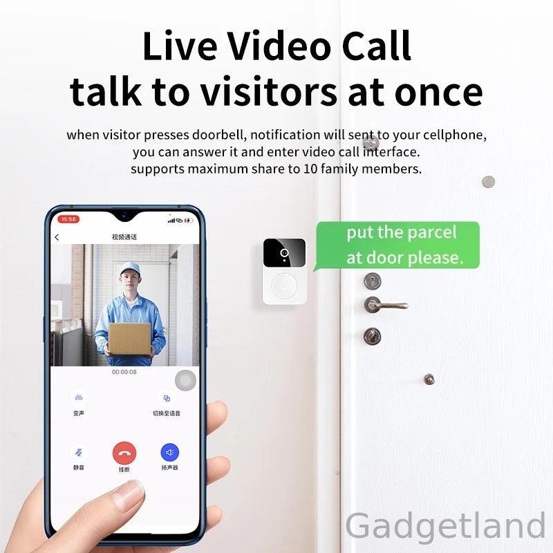 DoorSecure WiFi Draadloze Deurbel met HD-camera - by My Store - woo_import_1
