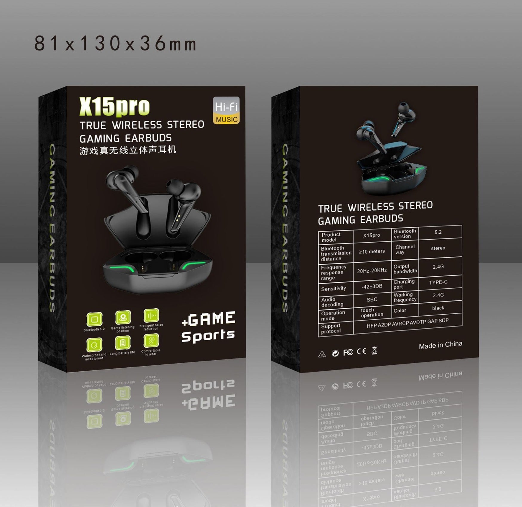 SoundWave X15 Pro True Wireless Earphones - by My Store - woo_import_1