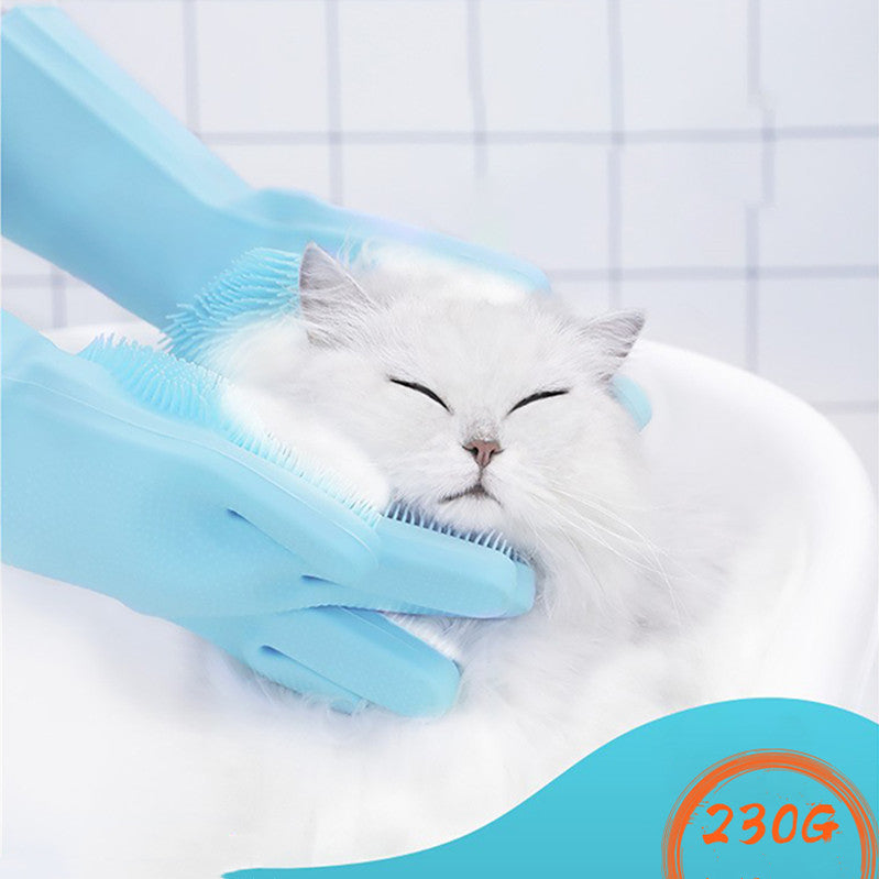 Scrub'n'Soothe - 2-in-1 Multifunctionele Siliconen Was- en Massagehandschoen - by My Store - woo_import_1