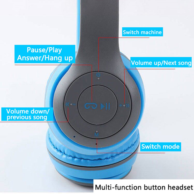 HarmonyTunes P47 Wireless Bluetooth Headphones - by My Store - woo_import_1