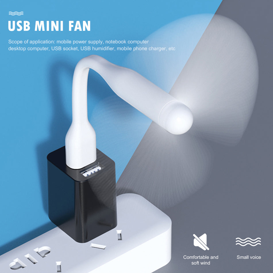 BreezeFlex Mini USB Bendable Cooling Fan -  by My Store - woo_import_1